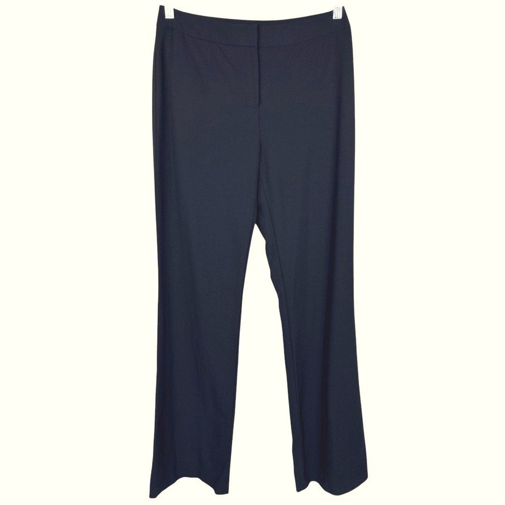 Lafayette 148 New York Wool Blend Black Dress Pants Career Trousers Size 4